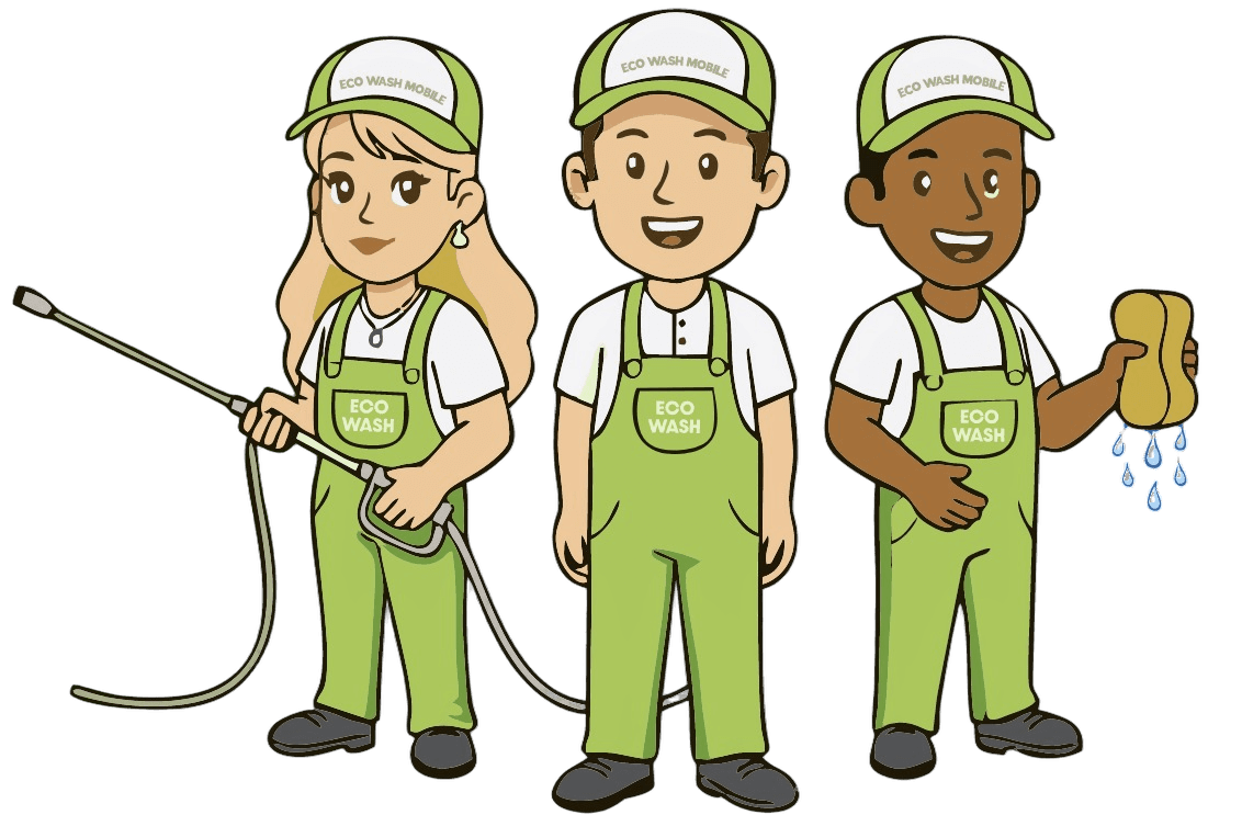 The friendly Eco Wash Mobile team